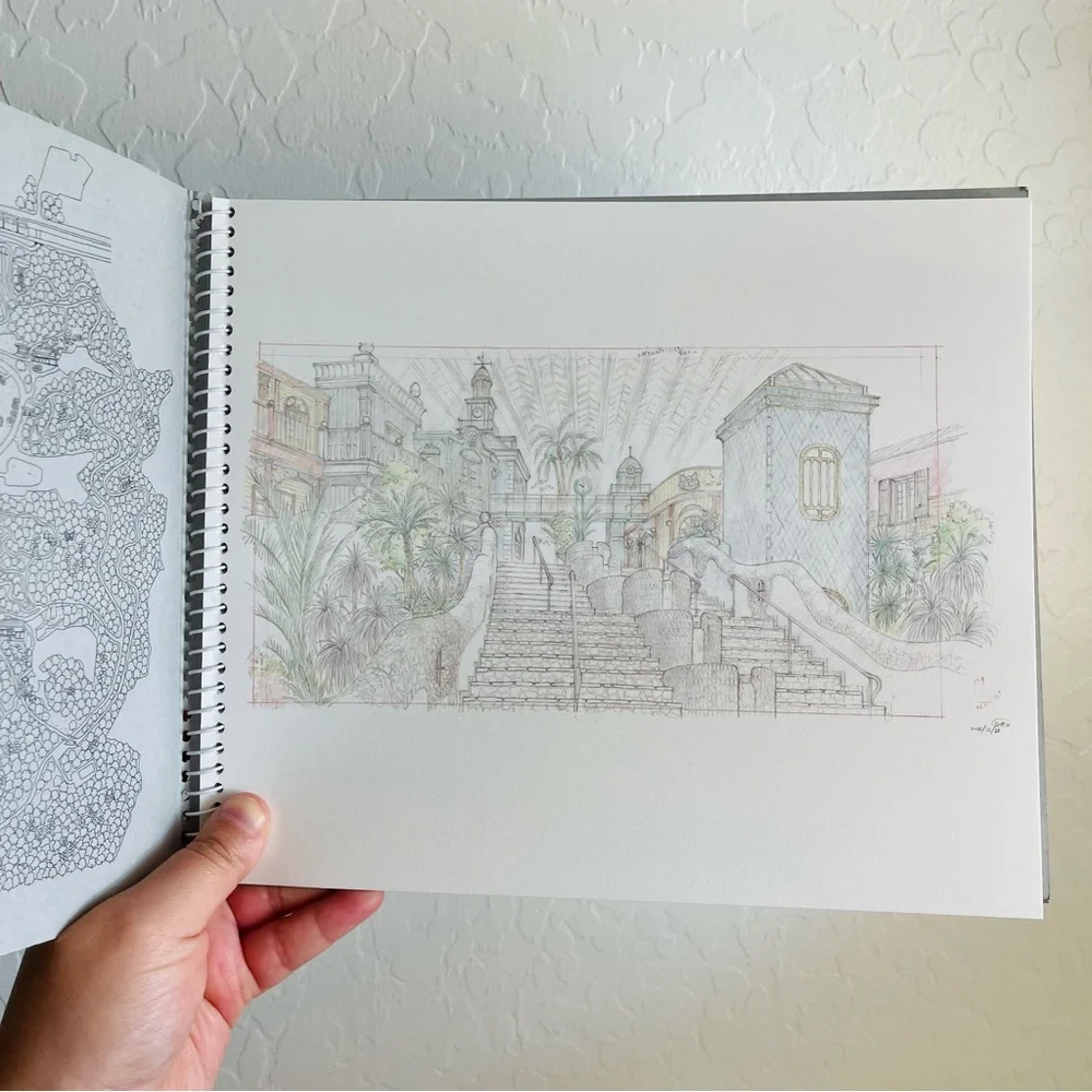 🌹 NWOT - Exclusive Studio Ghibli Park Blue Sketchbook